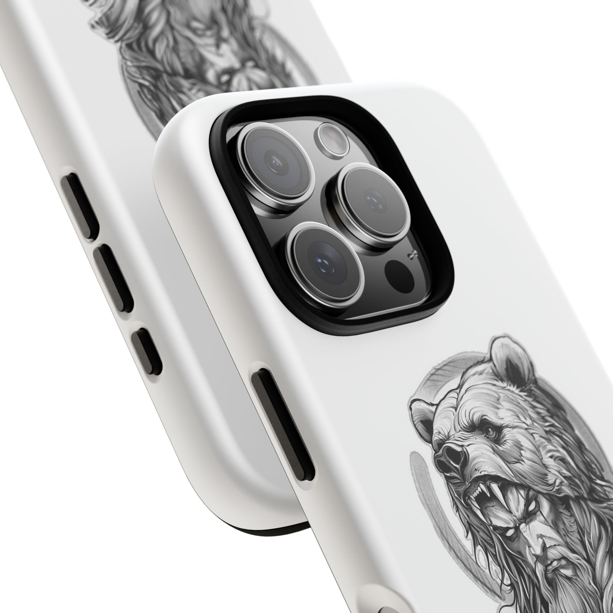 Viking Berserker Bear – Norse Warrior iPhone Case