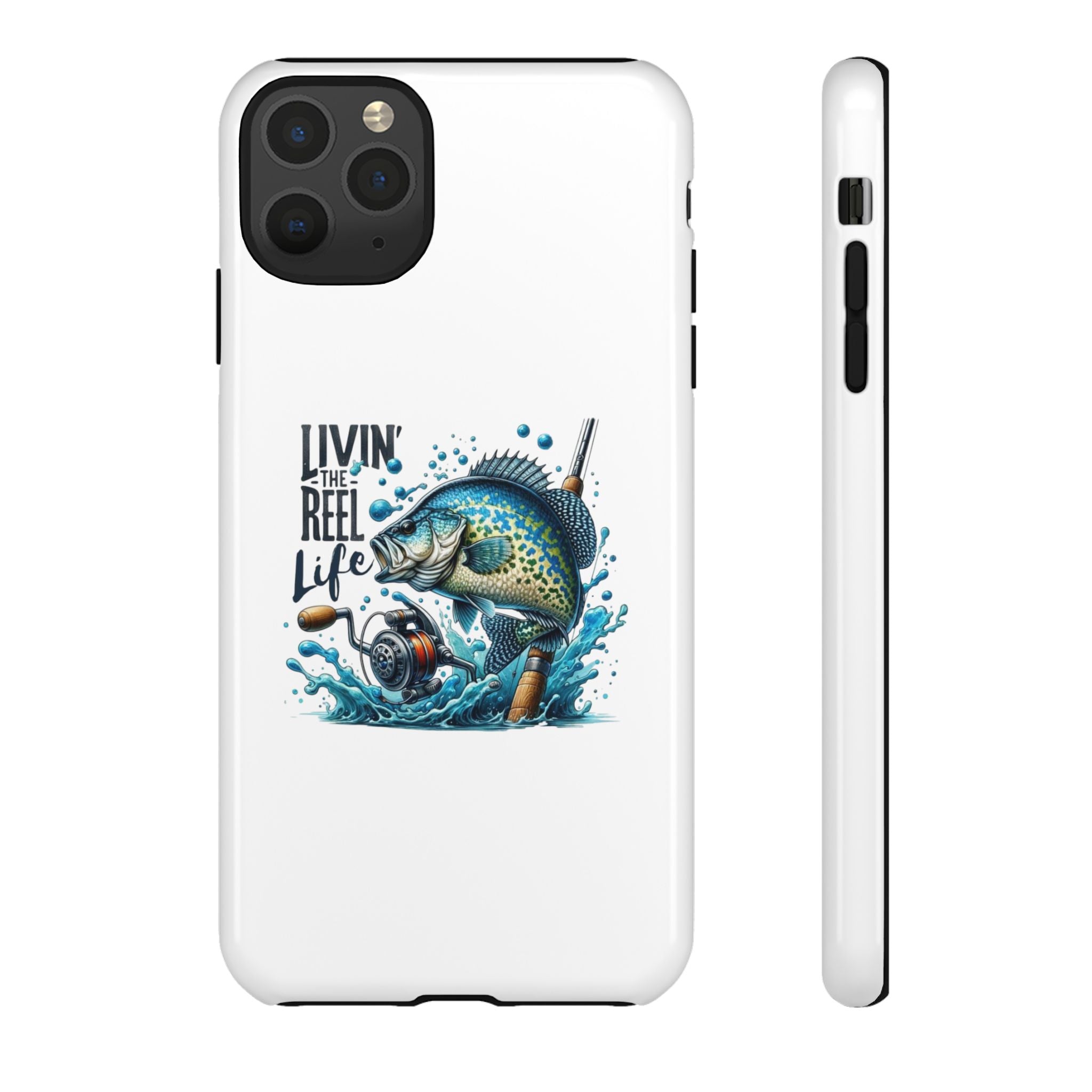 Livin’ The Reel Life – Crappie Fishing iPhone Case