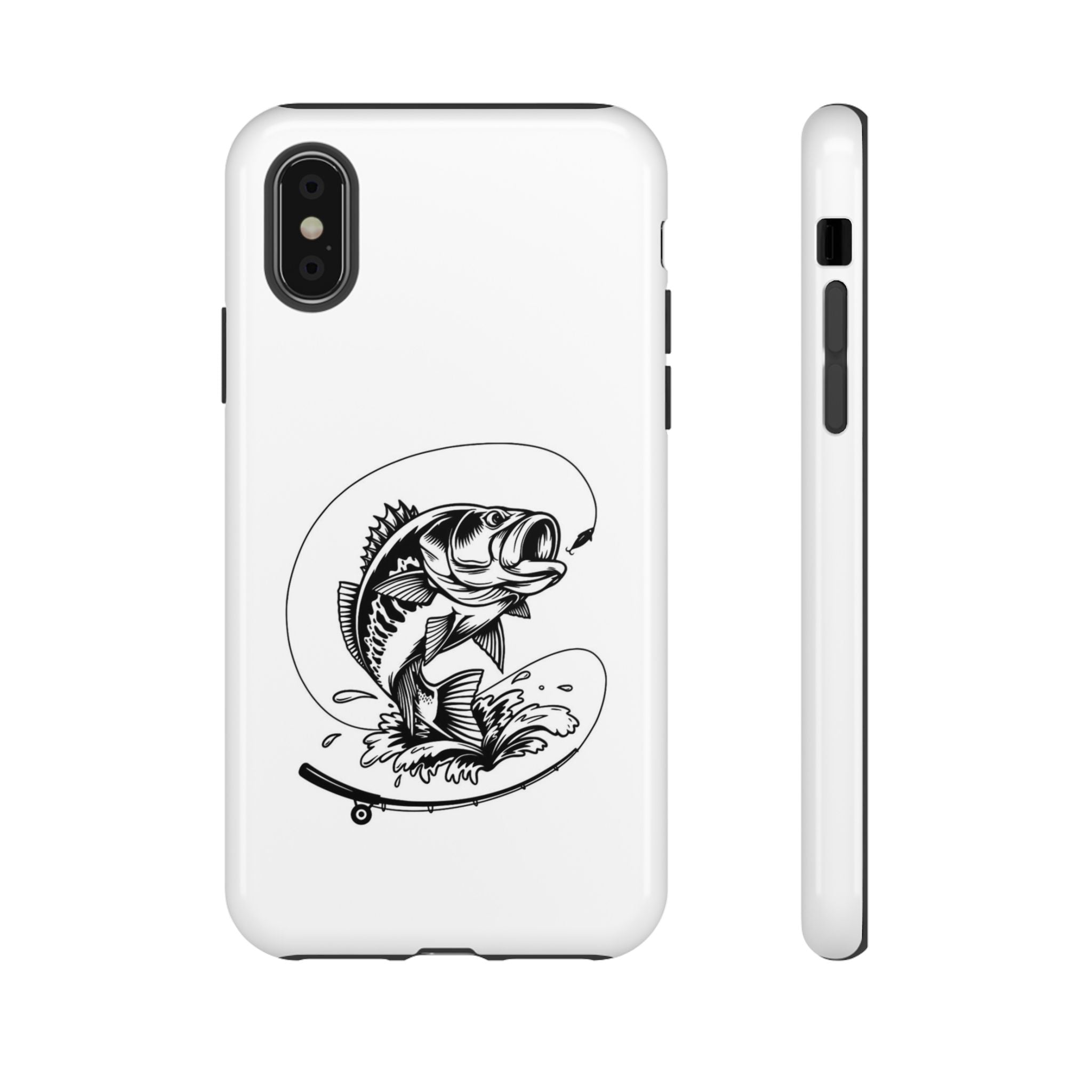 Jumping Bass Fishing – Angler Sport iPhone Case